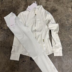 Lululemon Define Jacket and Leggings Set (size 4)